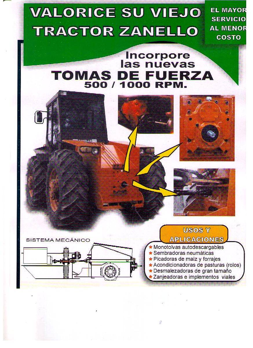 Toma de Fuerza Zanello Articulado