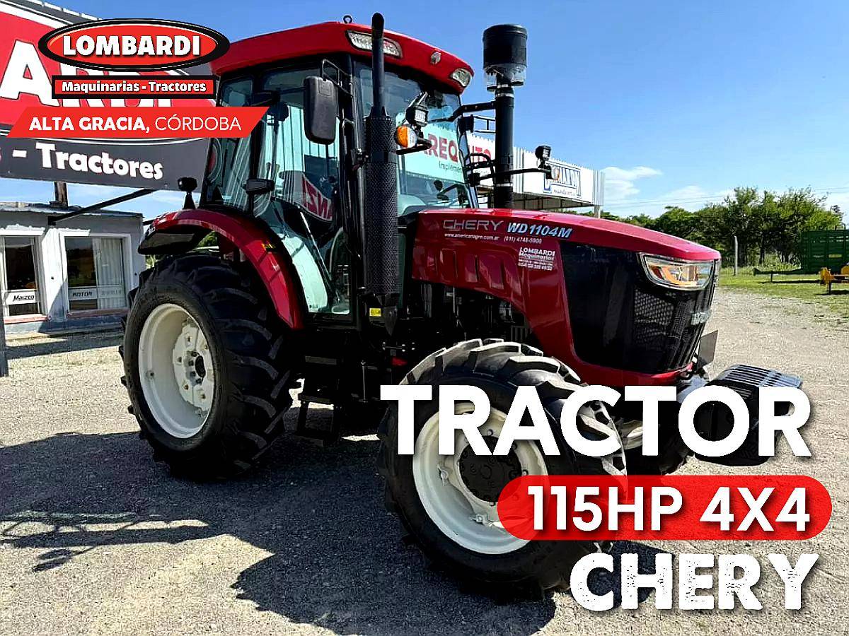Tractor Chery 115hp Cabina con Aire Cheques sin Interés