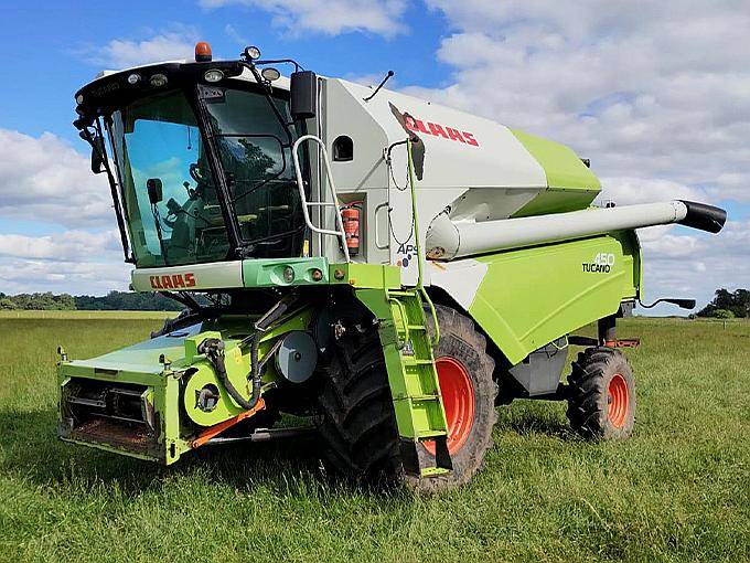 Cosechadora Claas Tucano 450 - año 2007 - Usada.