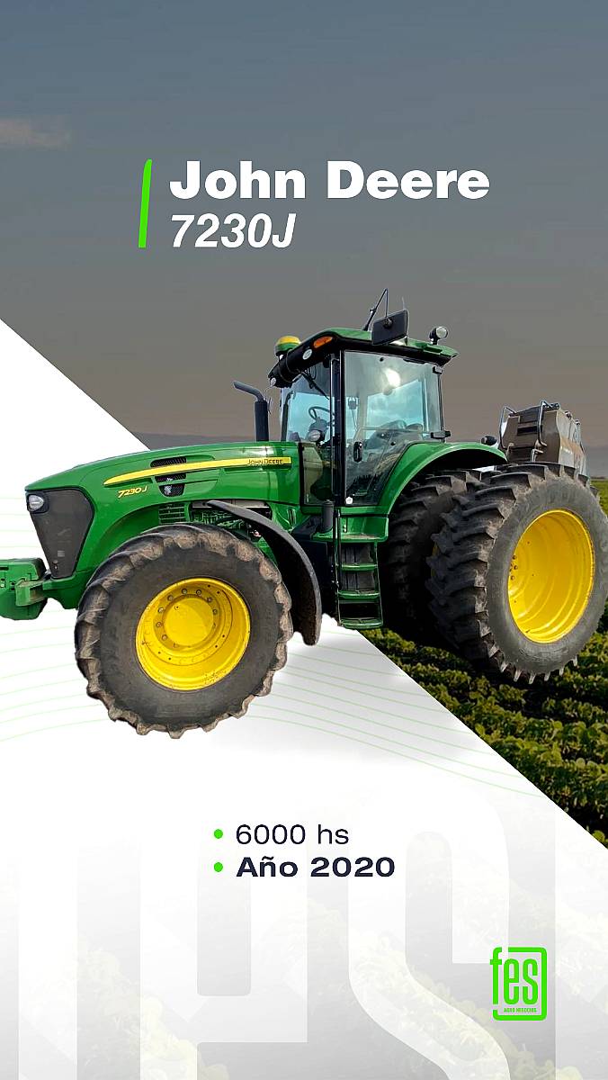 John Deere 7230j año 2020