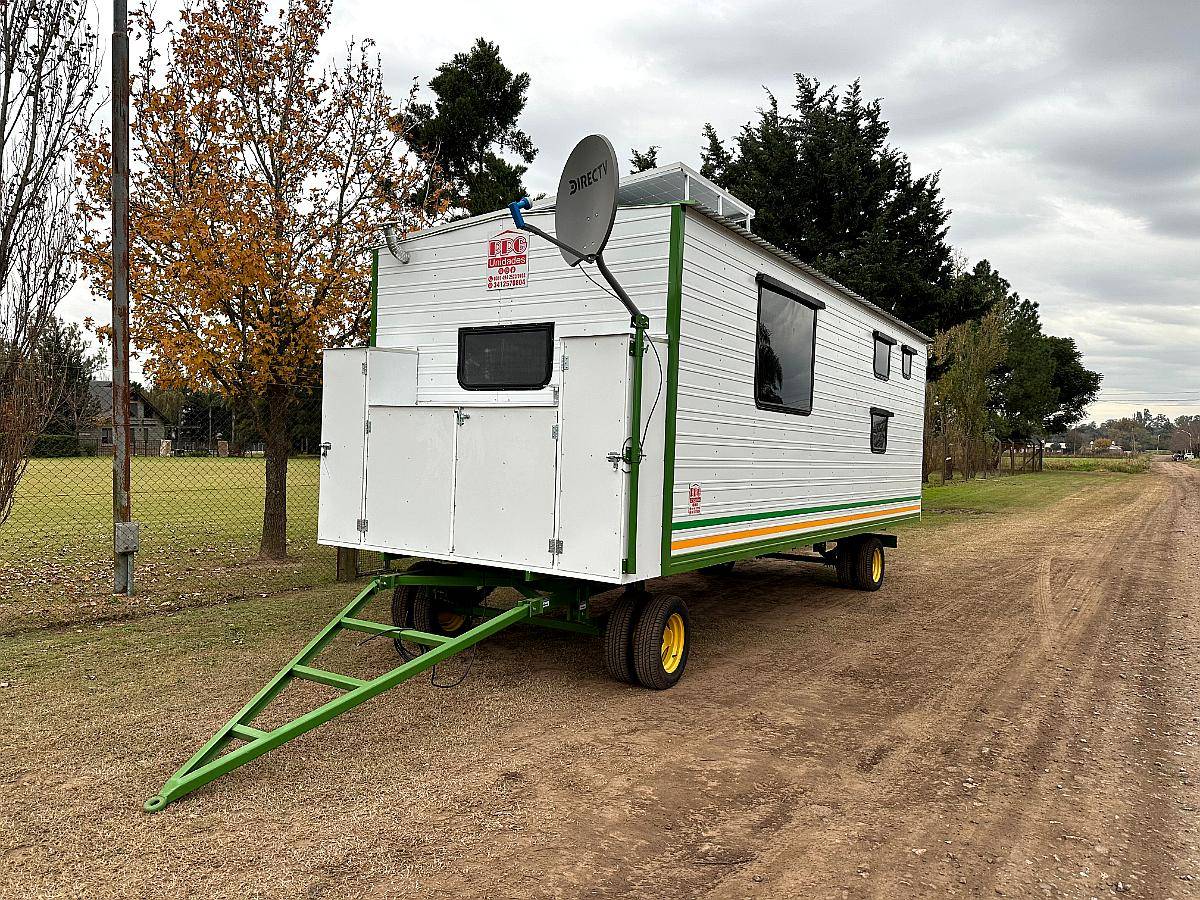 Casilla Rural PPG 6.50 X 2.60 para 4 P. con Taller Trasero