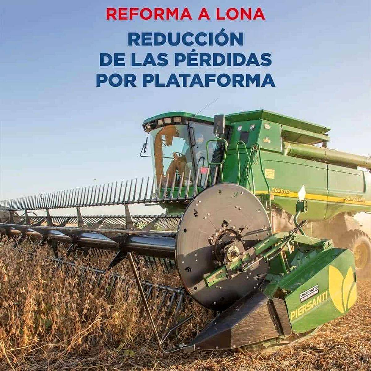 Reforma a Lona Piersanti 35 Pies - 12 Cheques sin Interes