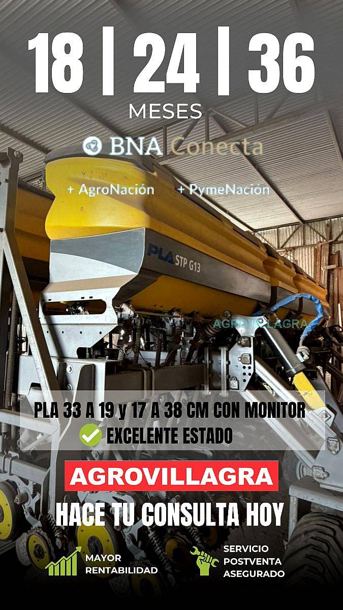 Pla 33 a 19 y 17 a 38 con Monitor. Excelente Estado