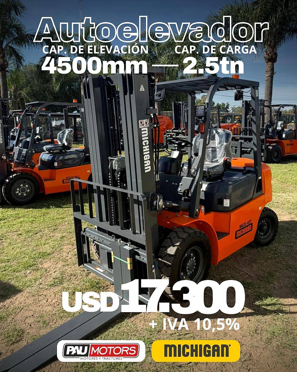 Promo Elevador Michigan 2.5t