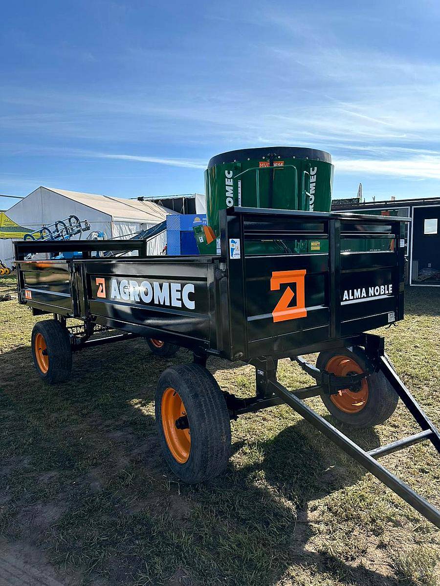 Acoplado Rural 4 Toneladas con Barandas Agromec