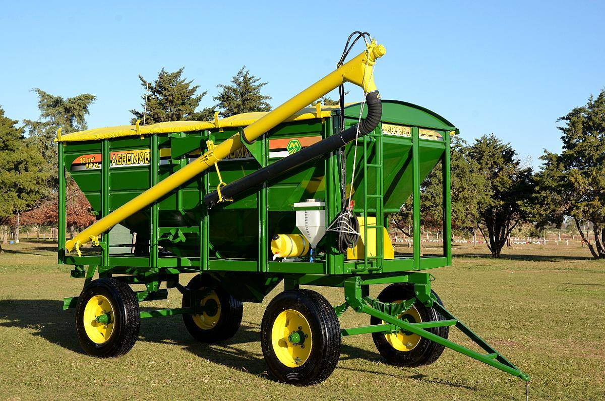 Acoplado Tolva 10 TN. 12 Mts3. - con sin Fin - Semillera