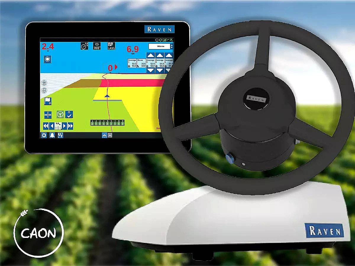 Pantalla Raven CR12 Piloto Direcsteer y Antena RS1