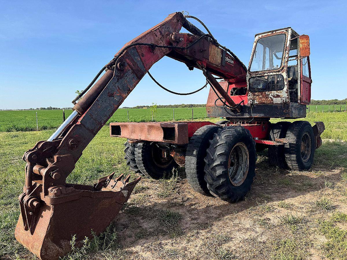 Retro Excavadora Poclain Usada