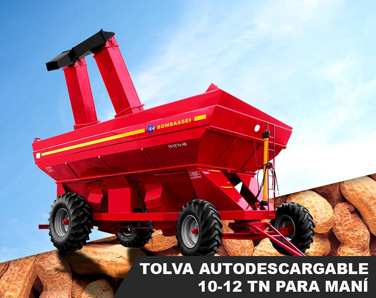 Tolva Autodescargable 10-12 TN para Mani - Bombassei