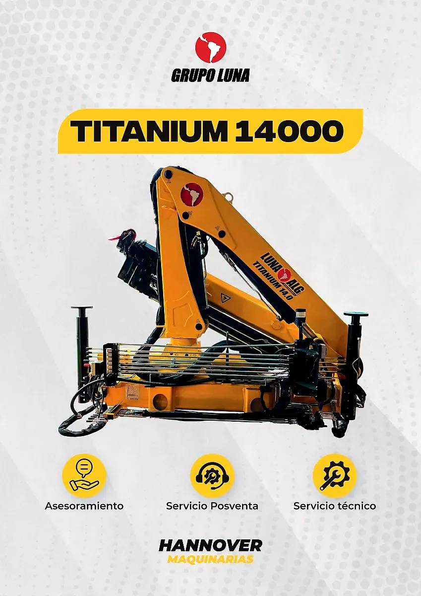 Hidrogrua Luna ALG LK 14000 + Control de Momento + Kit