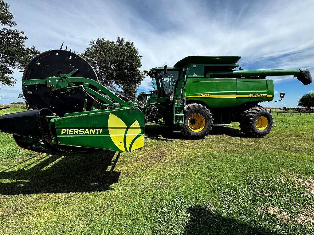 Cosechadora John Deere Sts9750, 2wd, Dual, Draper 35, 2006