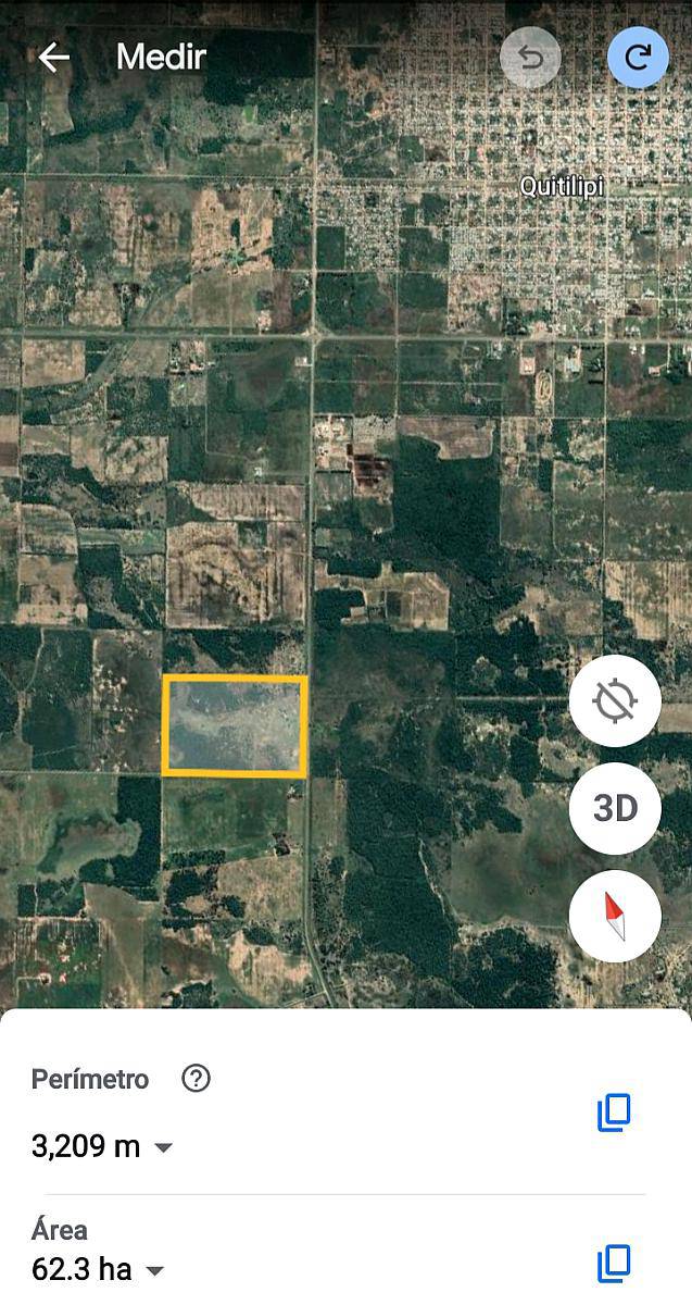 62 Hectáreas Mixtas . Sobre Ruta N463