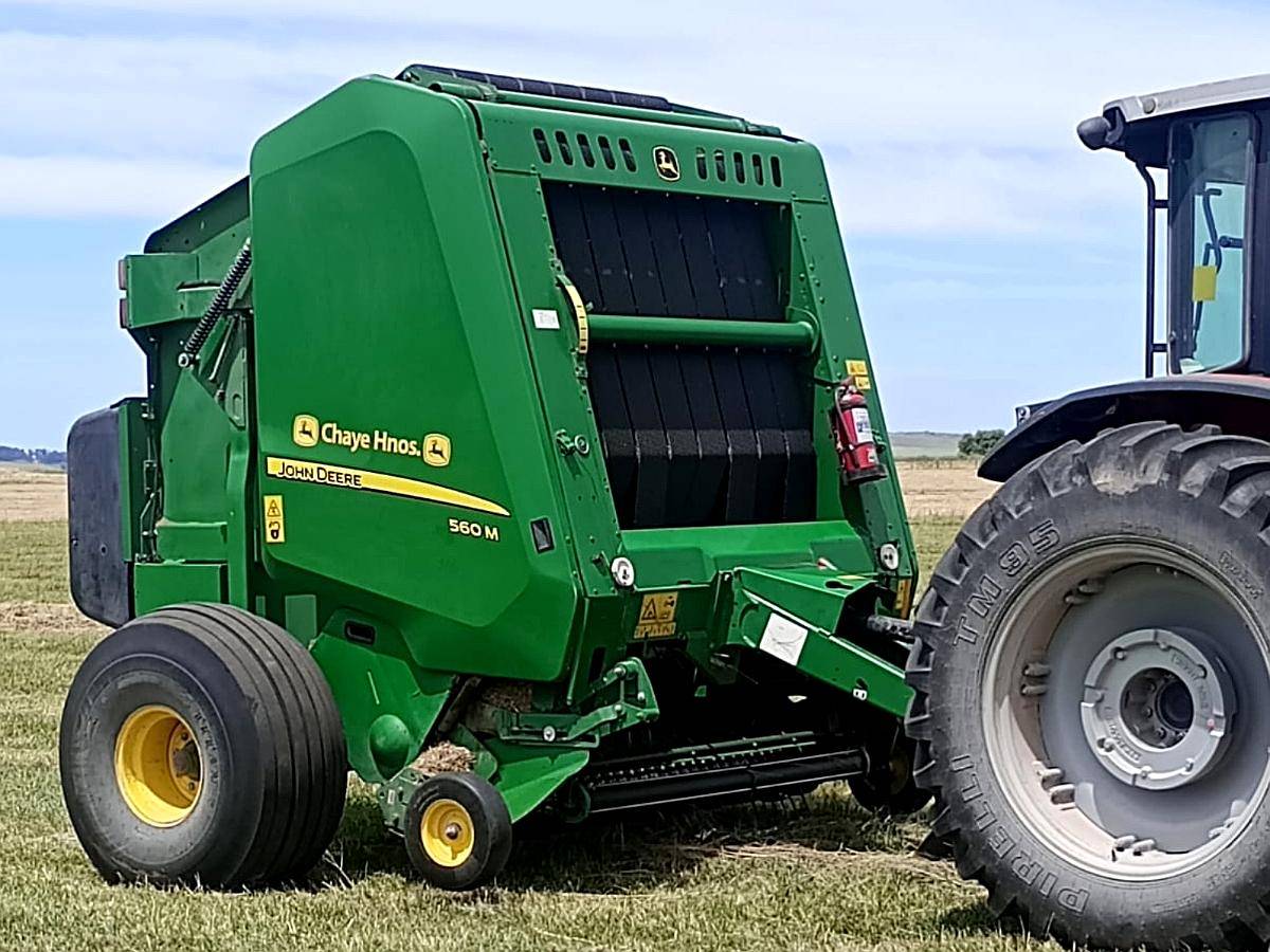 Rotoenfardadora John Deere 560m, año 2022