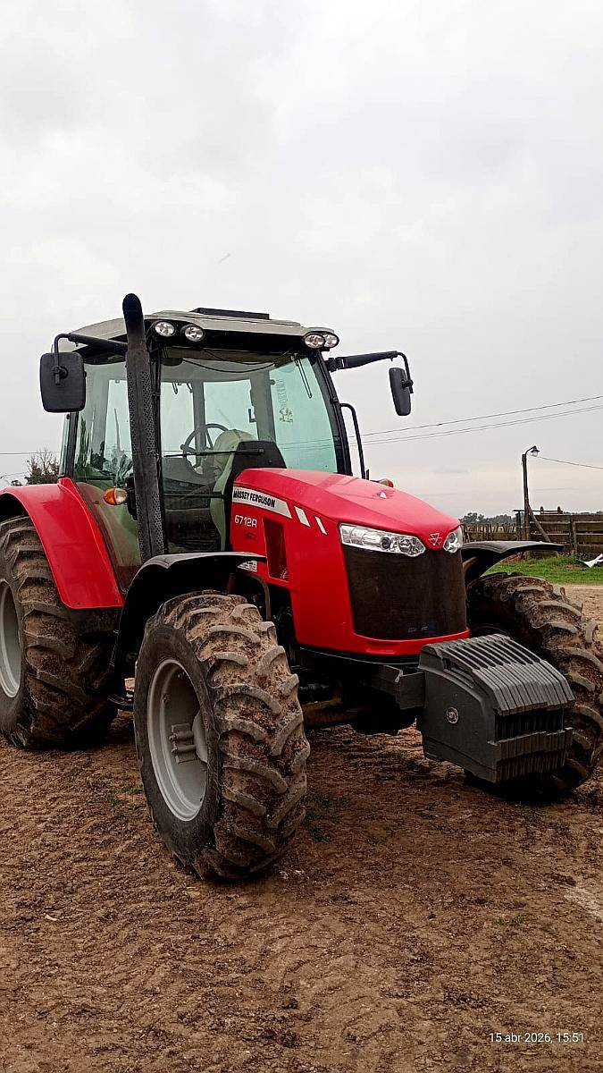 Tractor Massey Ferguson MF 6712r año 2021