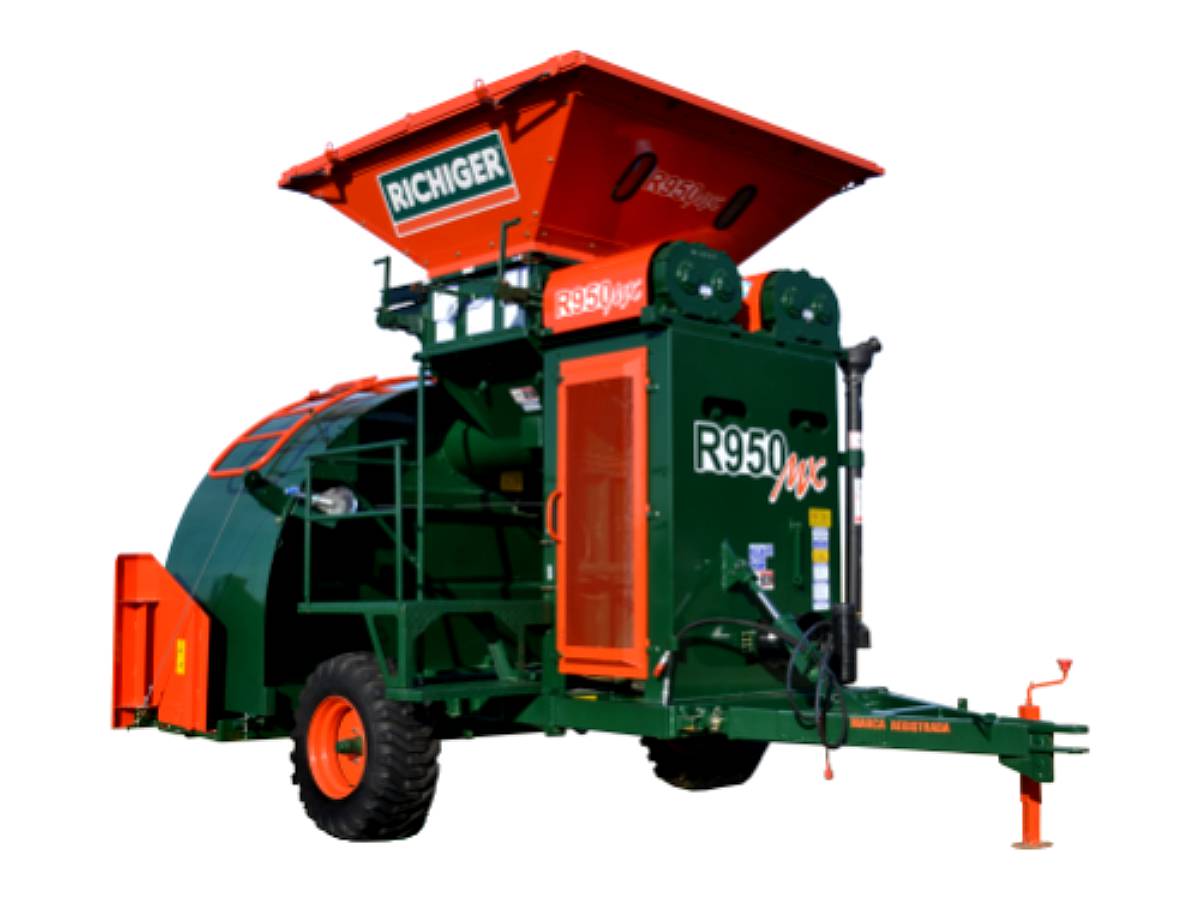 R950mx Embolsadora Quebradora de Granos de 9 Pies - Richiger