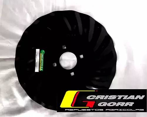 Cuchilla Turbo de 16 Pulgadas / 18 Ondas / Sembradoras