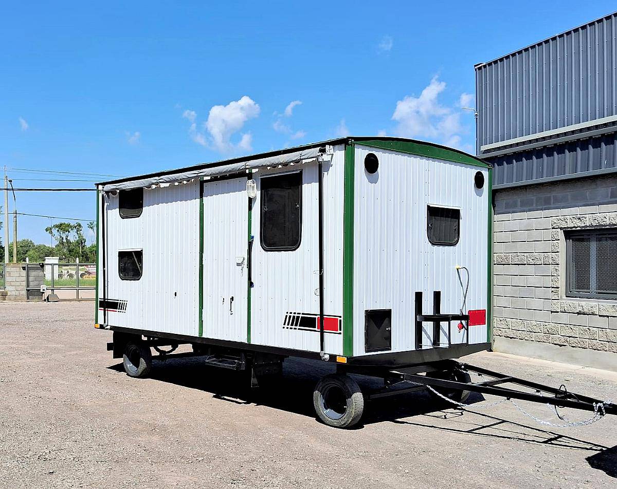 Casilla Rural 5mt, 2 Camas, Agua Caliente. Línea Premium