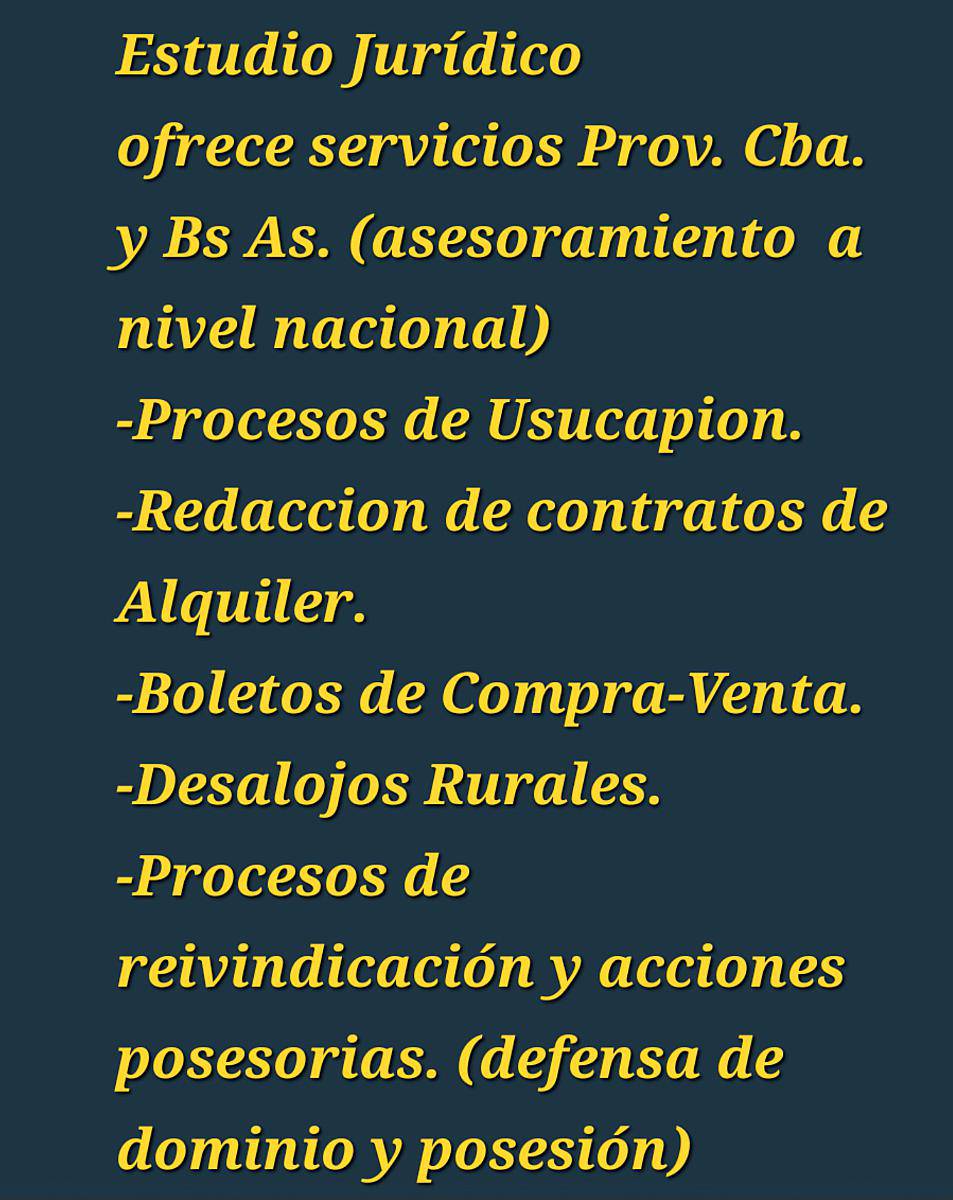 Estudio Jurídico Esp. Agro.