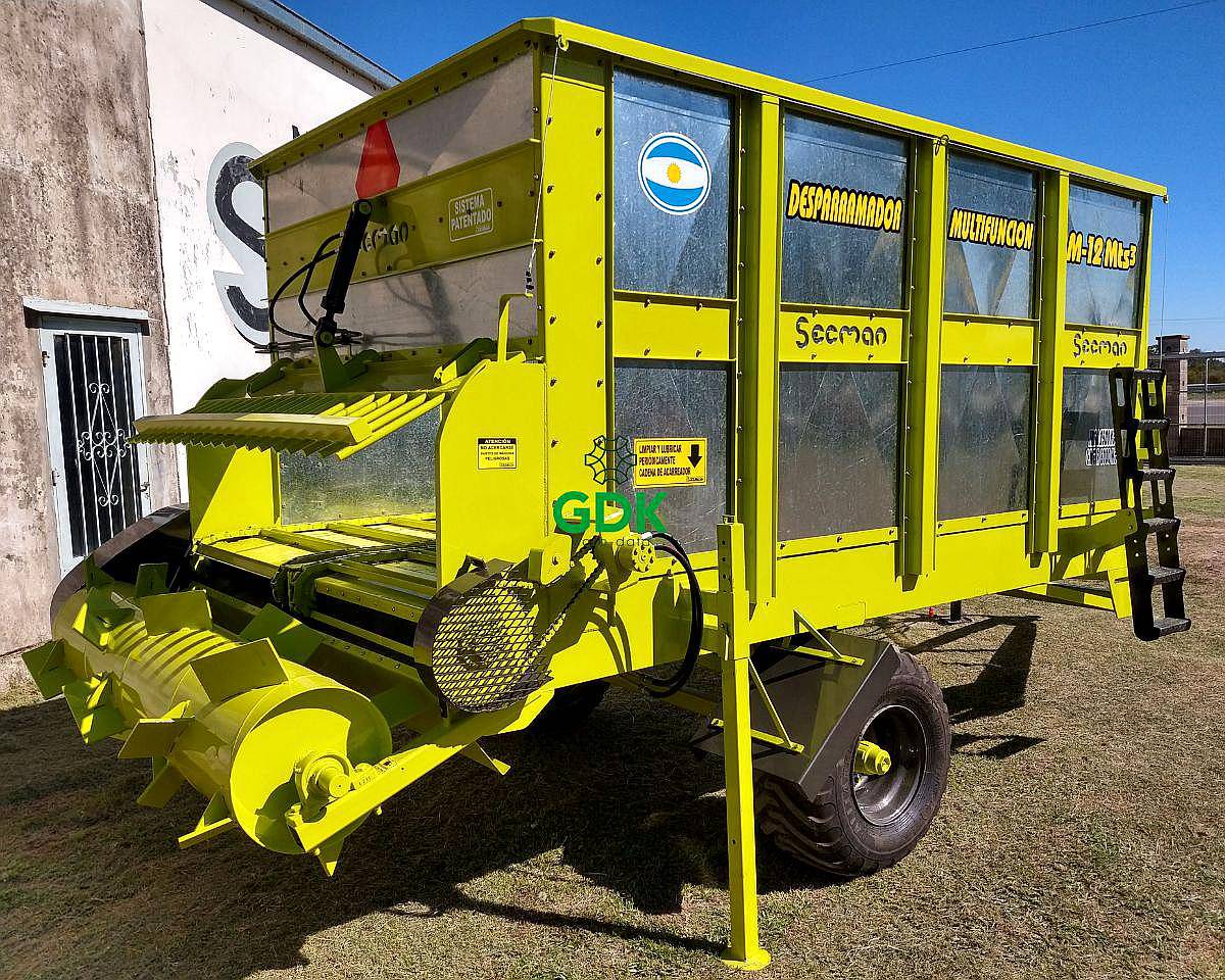 Desparramador de Estiercol M 12 Mts con Pateadores. Secman