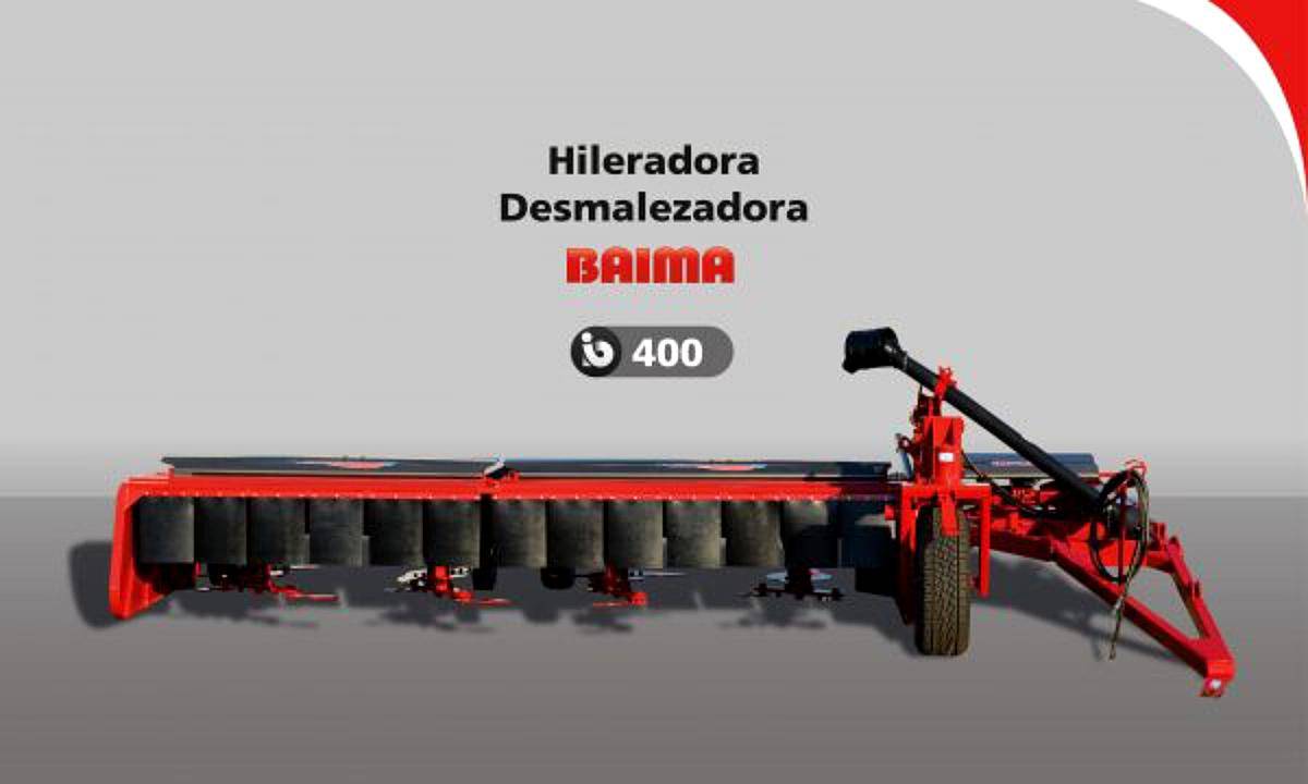 Desmalezadora e Hileradora Baima Modelo B-400