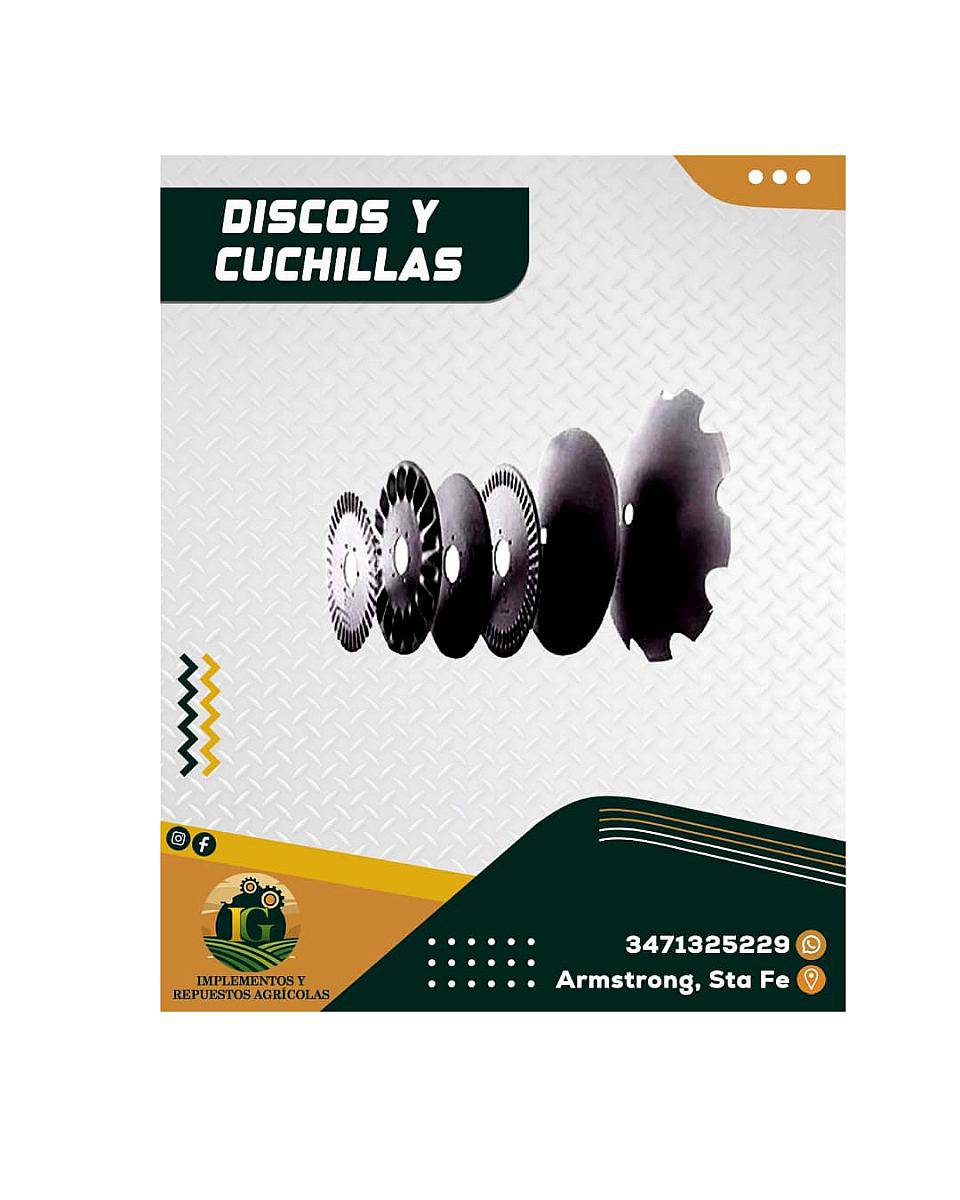 Cuchilla Lisa / Discos Sembradoras 17 X 4 MM.