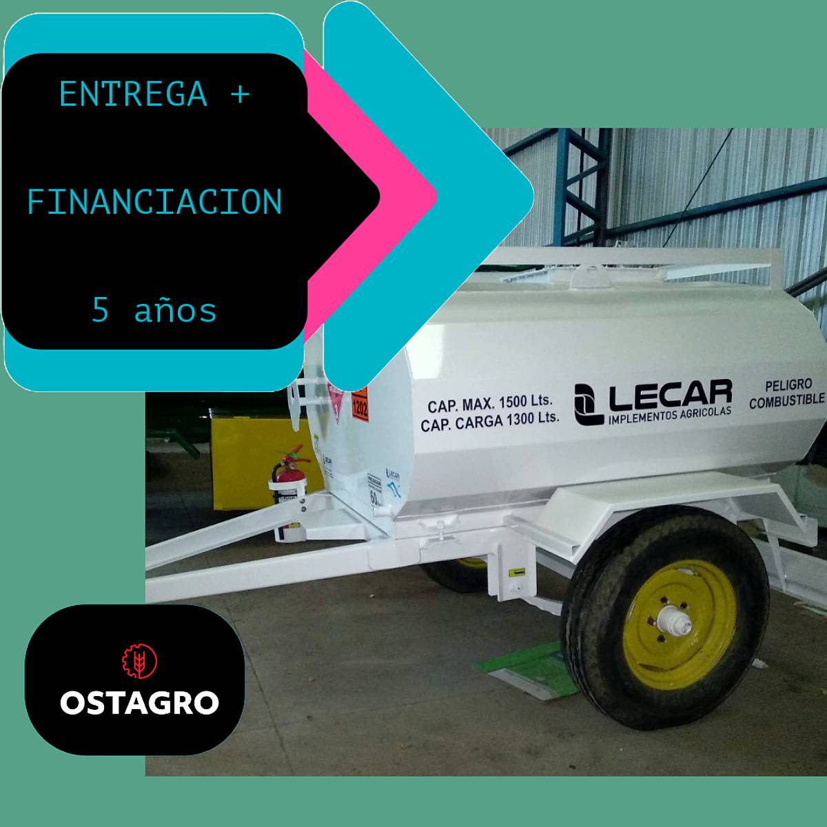 Tanque de Gasoil Lecar 1500 Litros