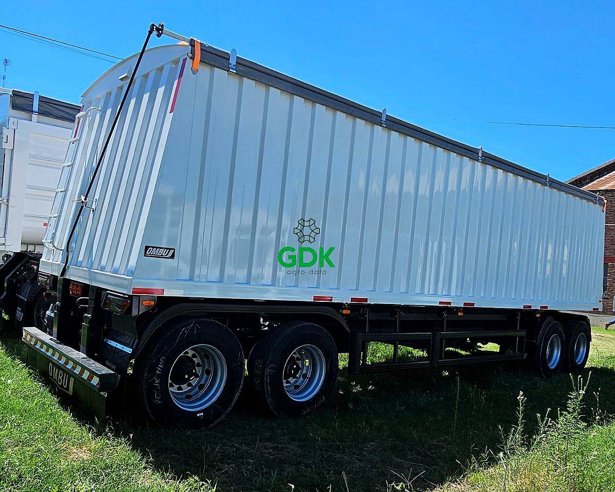 Acoplado 4 Ejes 9,60m.tipo Tolva Cerealera C/ Divisor. Ombu