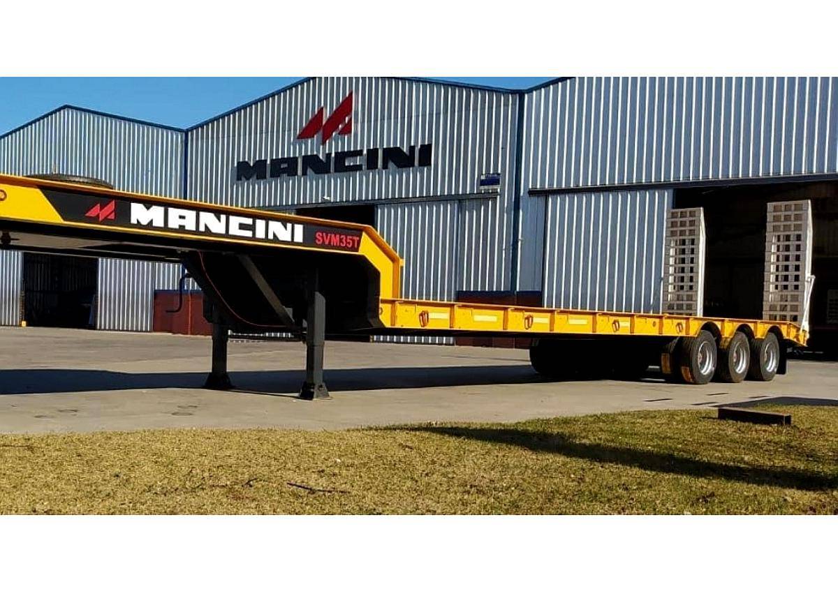 Semirremolque Vial 3 Ejes en Linea Cuello Fijo Mancini