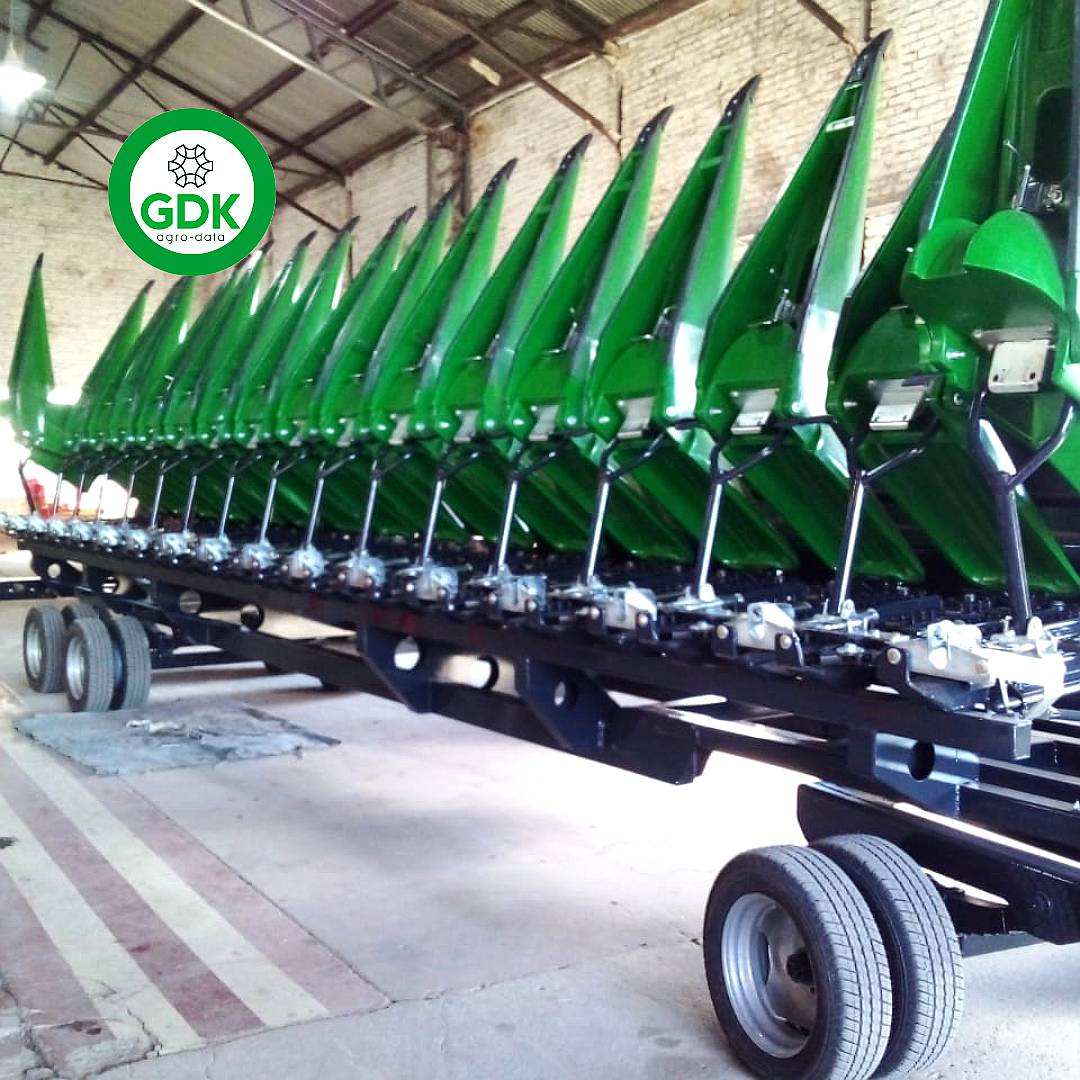 Cabezal Maicero 11 a 52.5 Embocado John Deere C/carro. Ombu