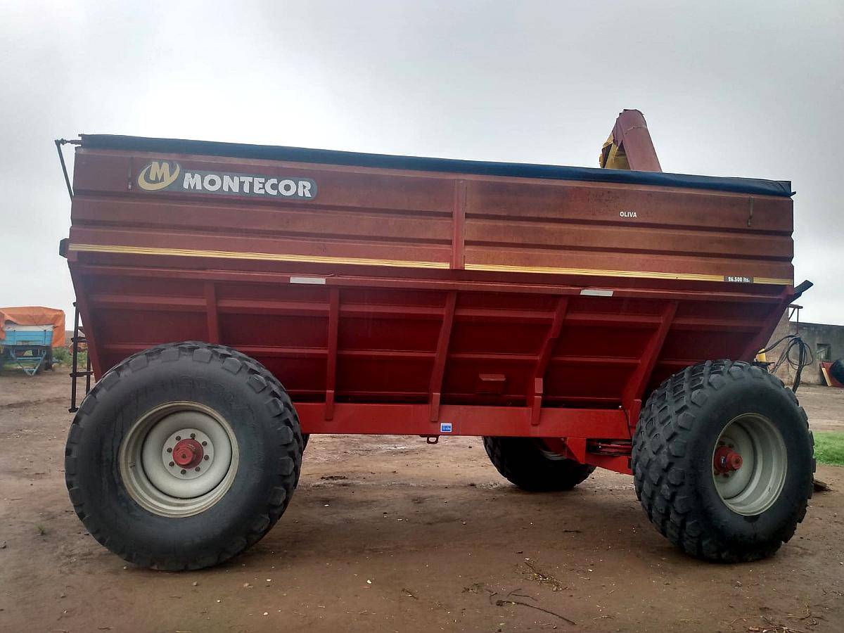 Tolva Autodescargable Montecor, año 2008, 22 TN, Lona Nueva,