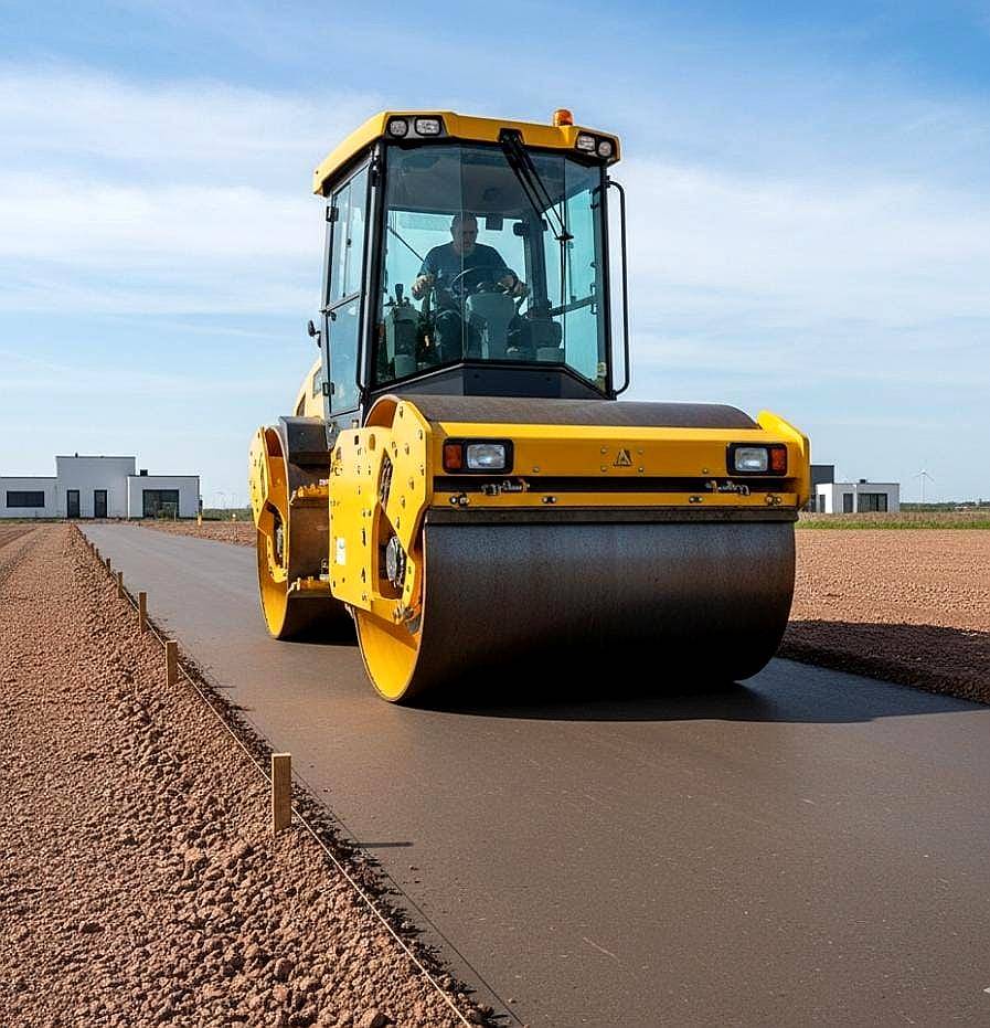 Entoscado Plateas - Tosca - Compactación