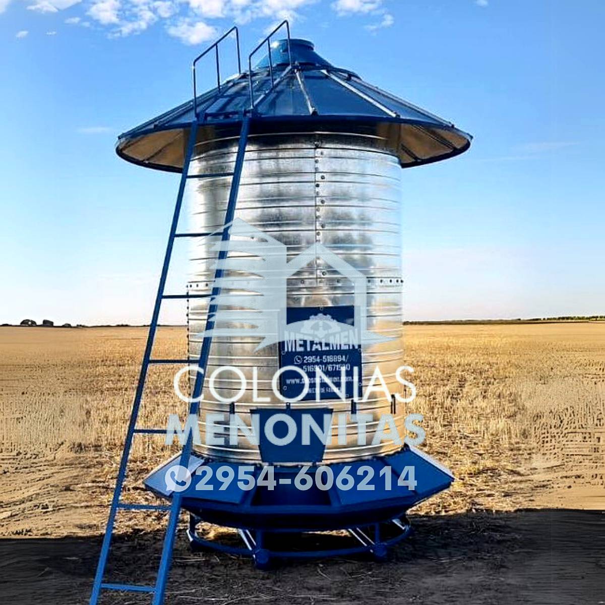 Silos Comedero Base Reforzada - Colonias Menonitas