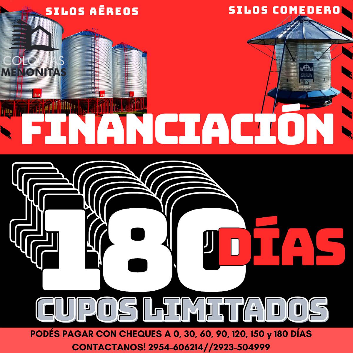 Silos Comedero Reforzados - Colonias Menonitas- Metalmen