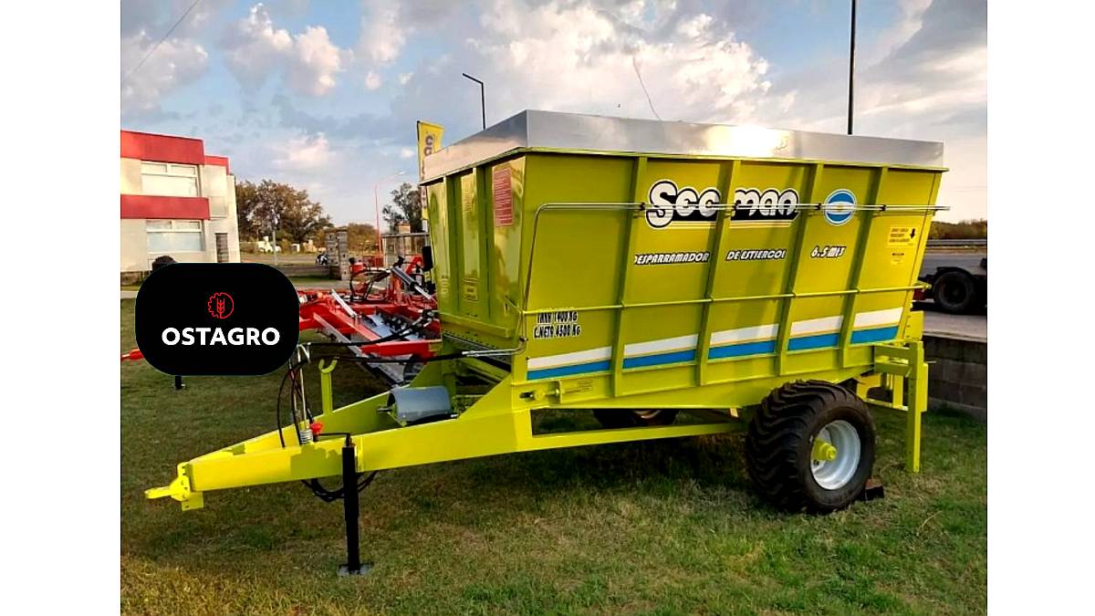 Desparramador de Estiercol Solido M-6,5 MTS3