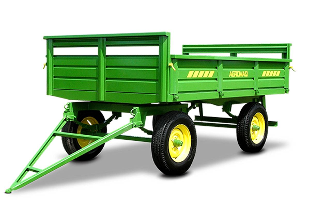 Acoplado Playo de 4 TN. con Barandas Nuevo - Tráiler Batan.