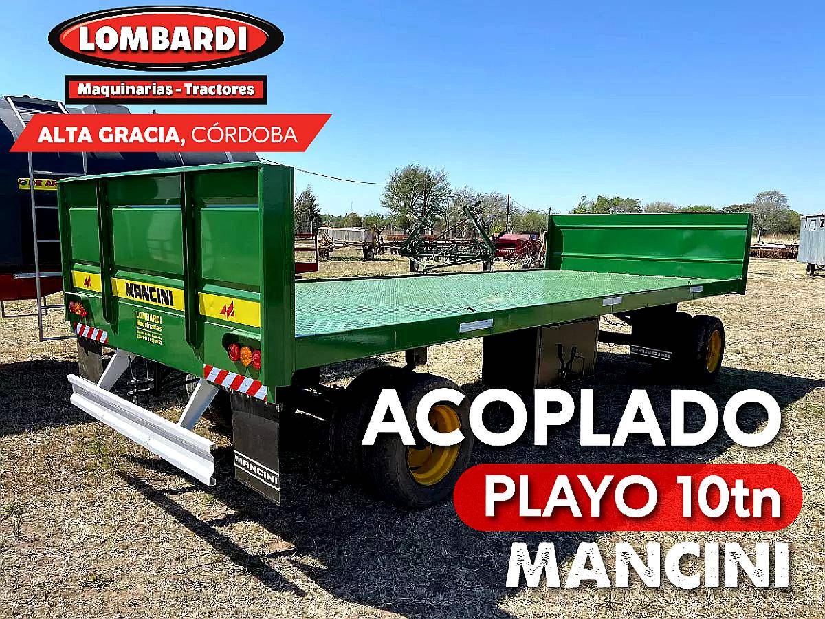 Acoplado Playo Mancini 10tn - Disponible