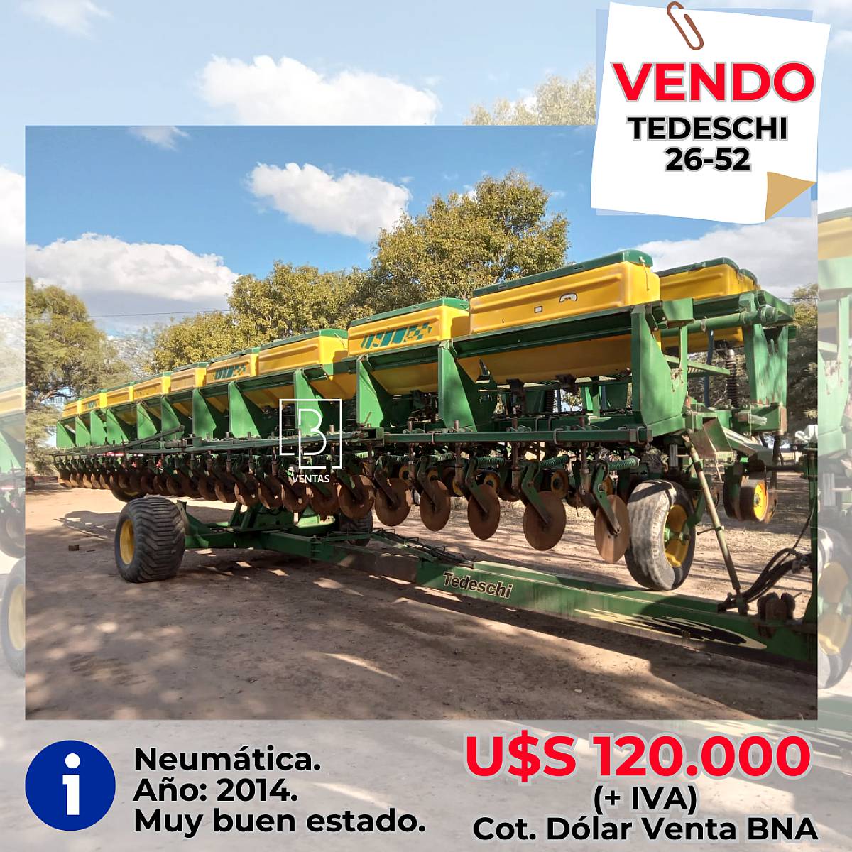 Tedeschi Neumática Autotrailer Articulada.