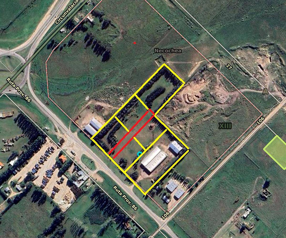 Lotes Sobre Ruta 86 y Circunvalacion Necochea
