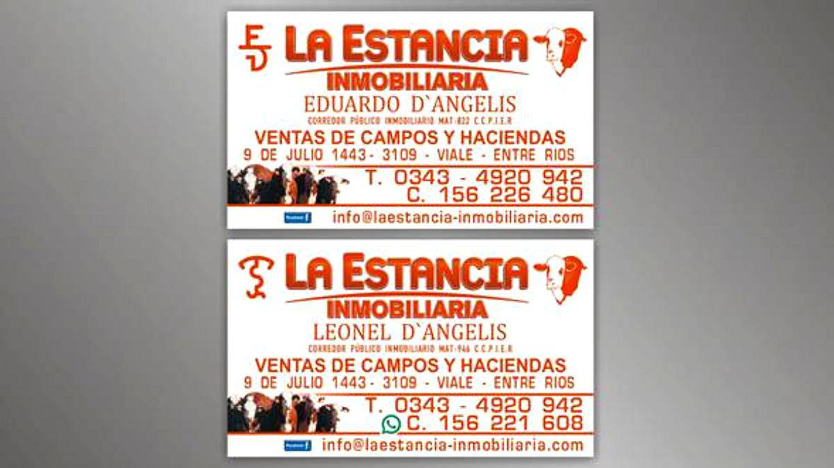 1200 Has Ganaderas en Federal