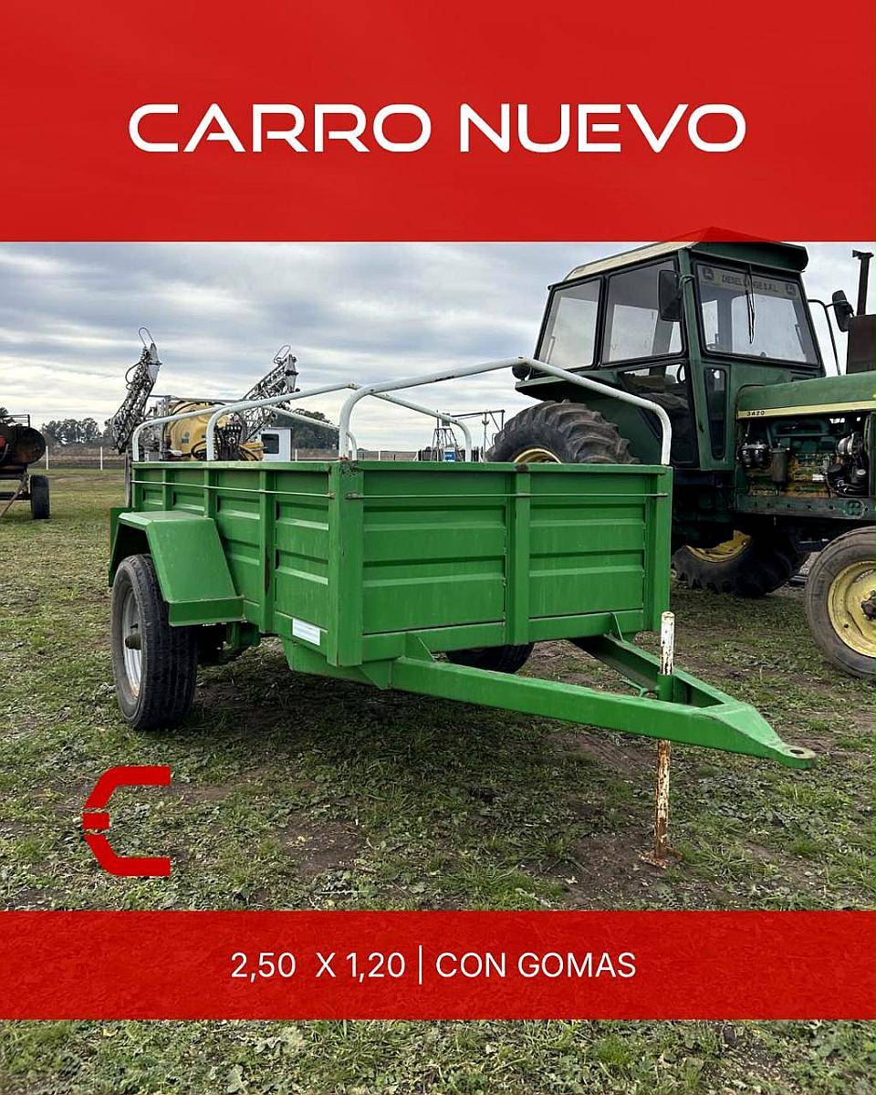 Carro 1 Eje. 2,5 X 1,20mts