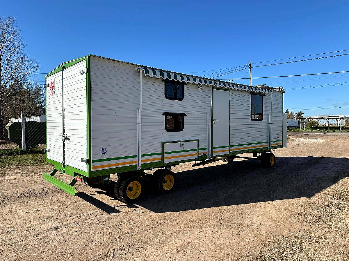 Casilla Rural PPG 8.00 X 2.60 con Taller para 4 Personas