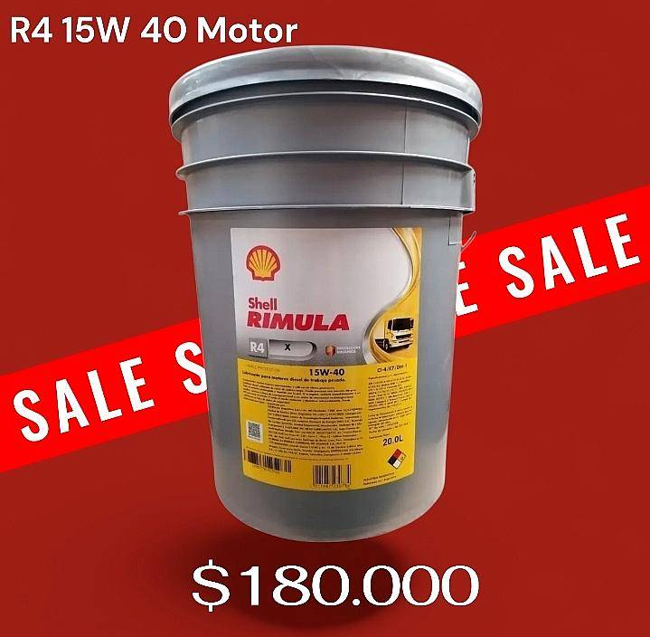 Aceite R4 15w 40 Shell