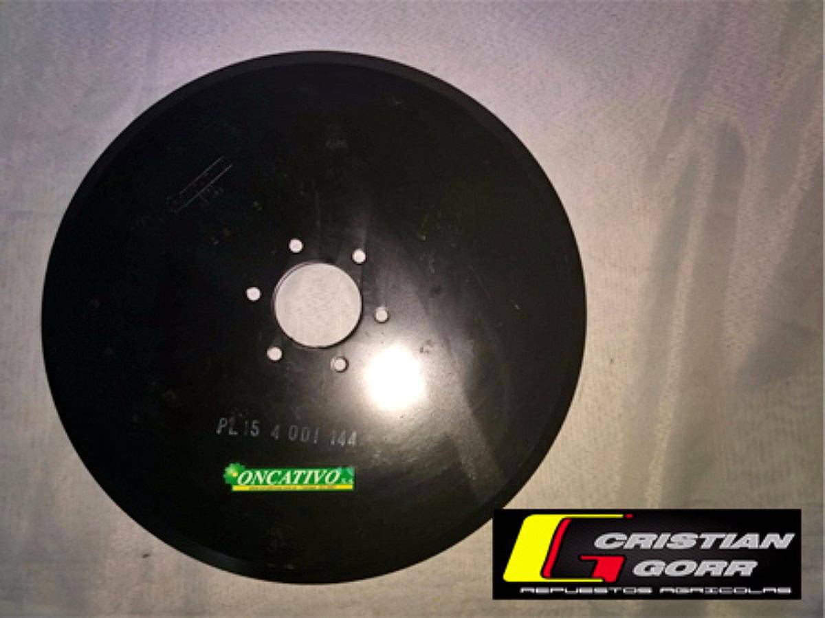 Disco Plano 15 Pulgadas 6 Agujeros Fresados / Sembradoras