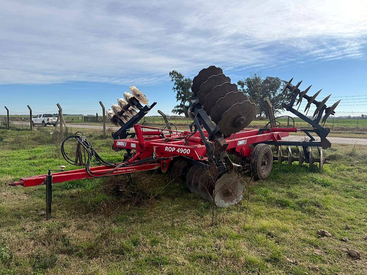 Rastra Discos Ombu ROP 4900, año 2021, 56 Platos, Hidraulica