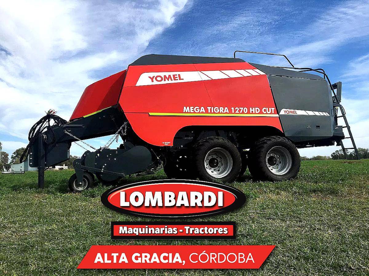 Enfardadora Yomel Mega Tigra 1270 HD CUT