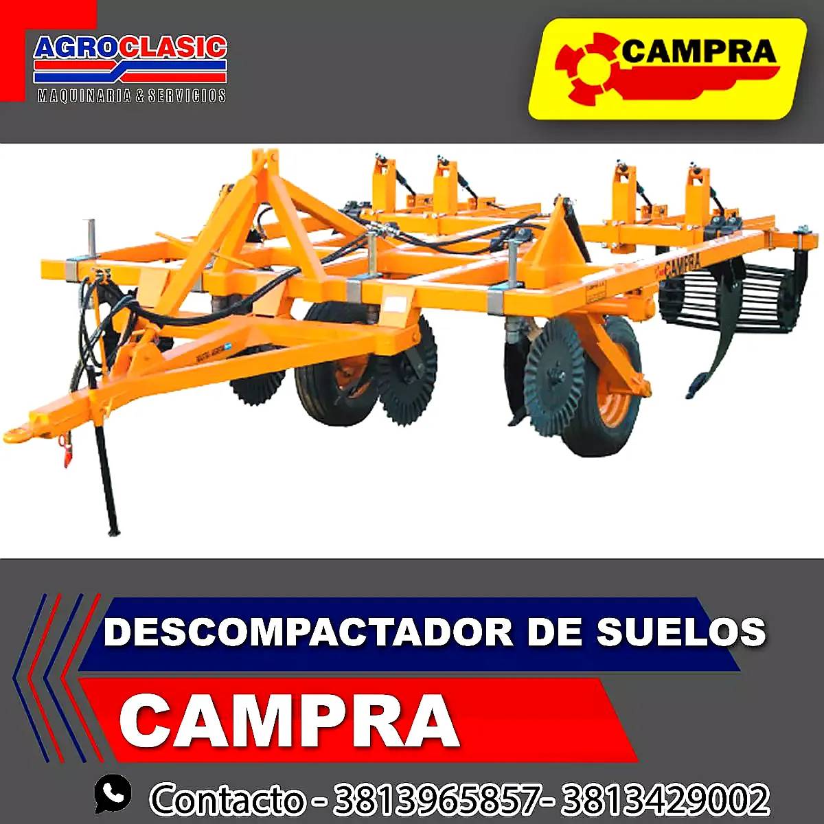 Descompactador de Suelos Campra