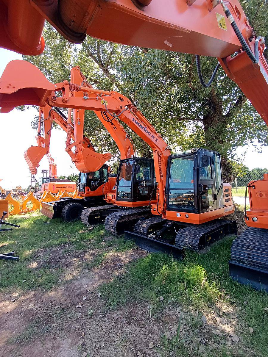 Miniexcavadora con Oruga Lonking