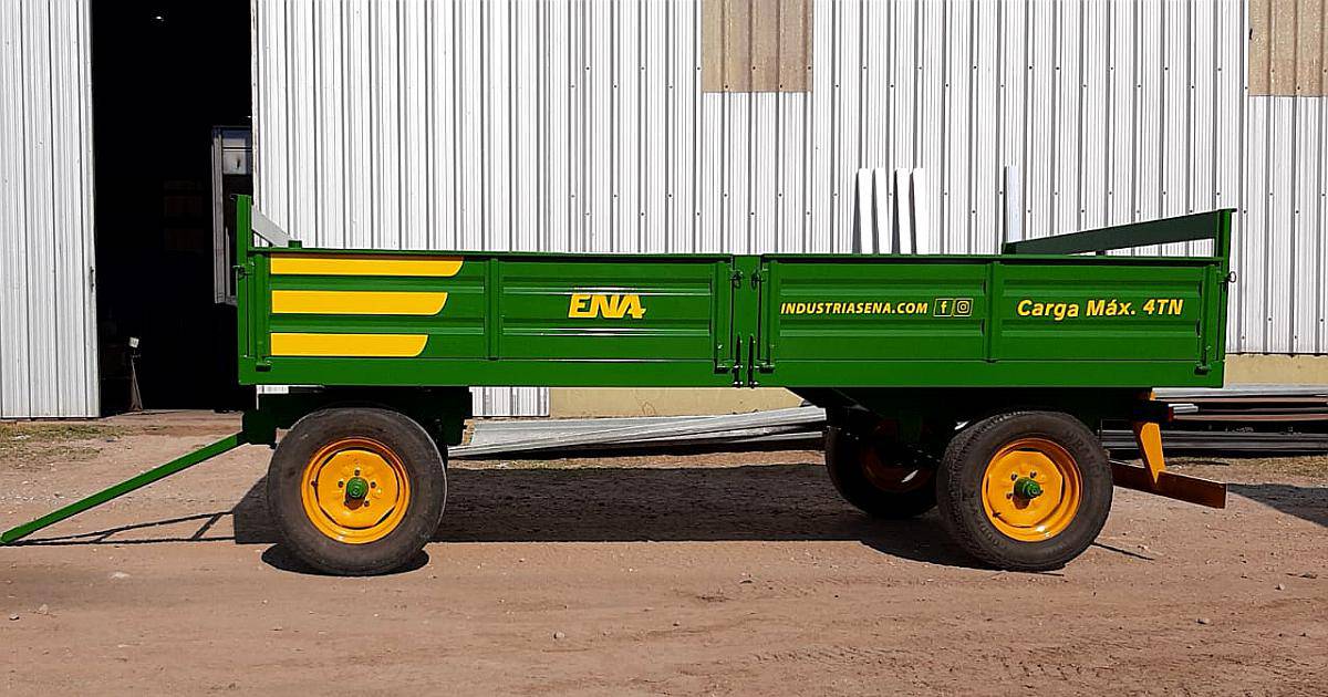 Acoplado Playo de 4 TN ENA