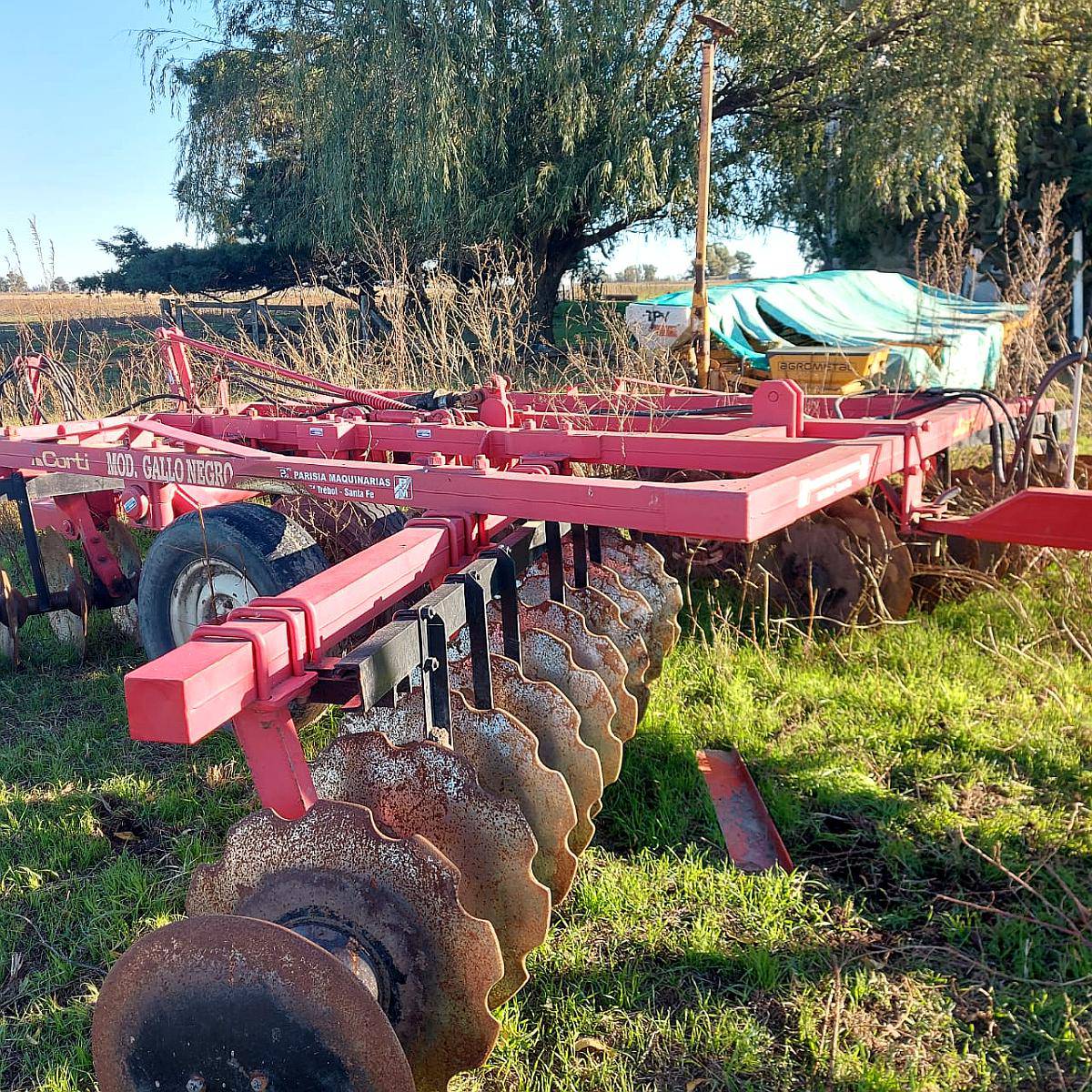 Rastra de Discos Marca Corti.