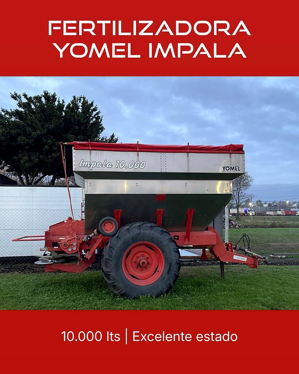 Fertilizadora Yomel Impala 10.000 Acero Inoxidable